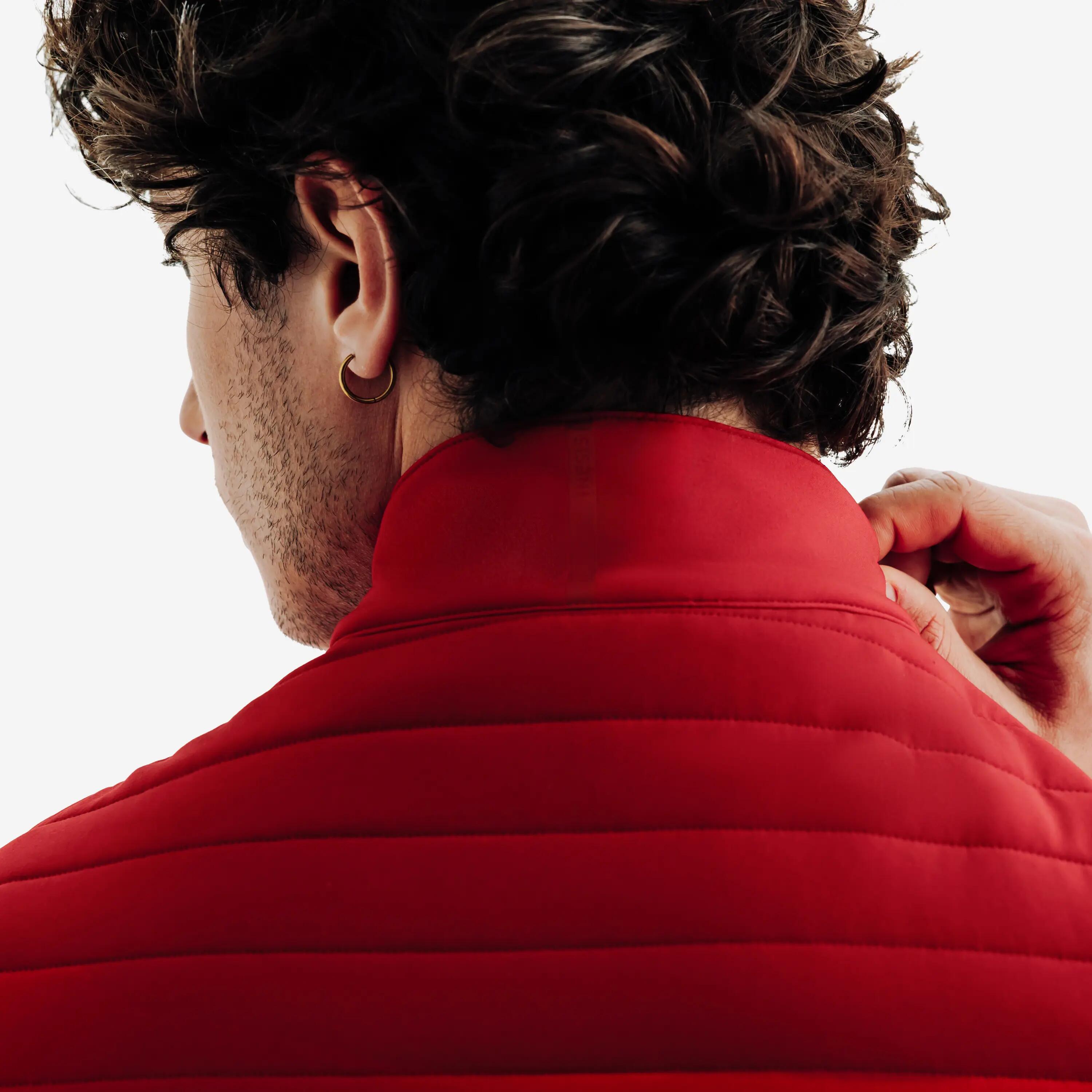 Sweatshirt de Golf Homem CW500 Vermelho 5/7