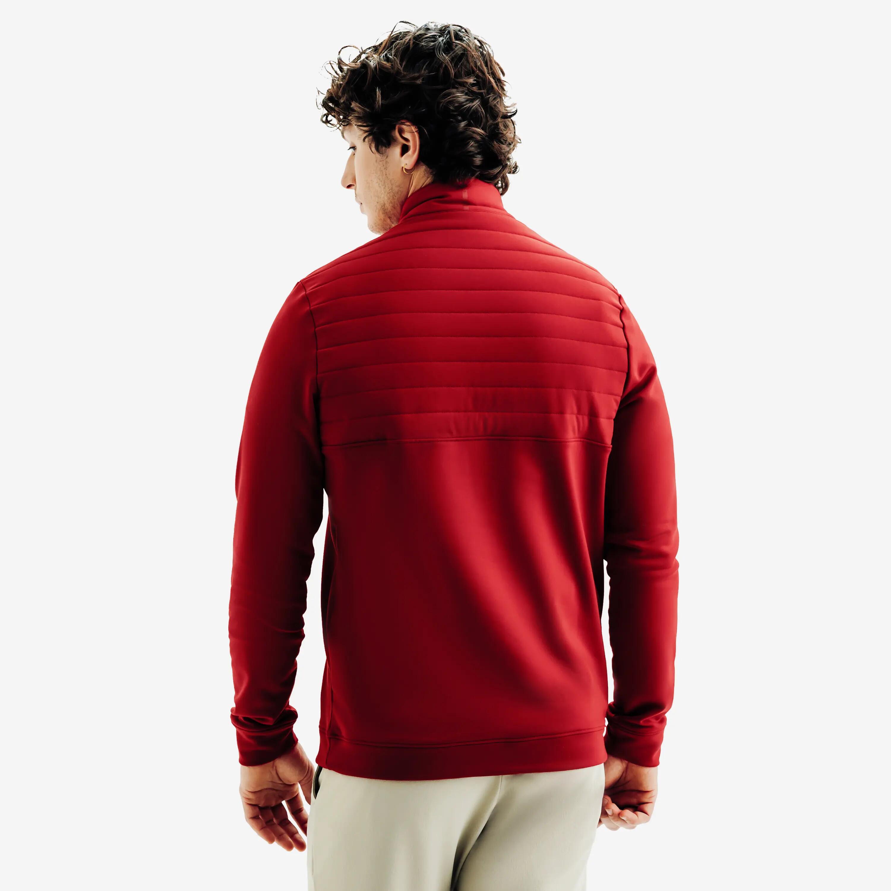 Sweatshirt de Golf Homem CW500 Vermelho 4/7
