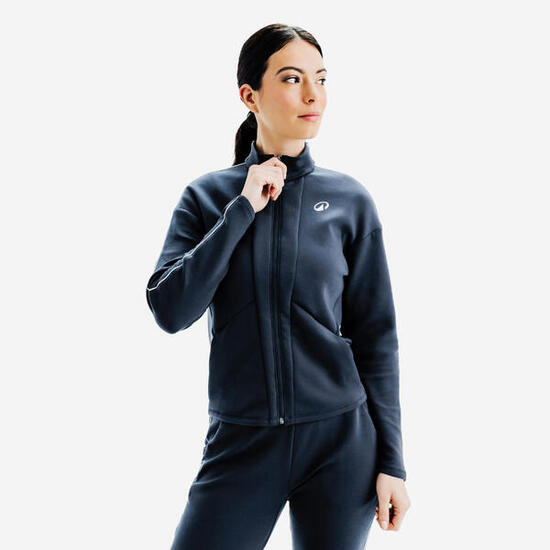 Felpa termica tennis donna TPA blu