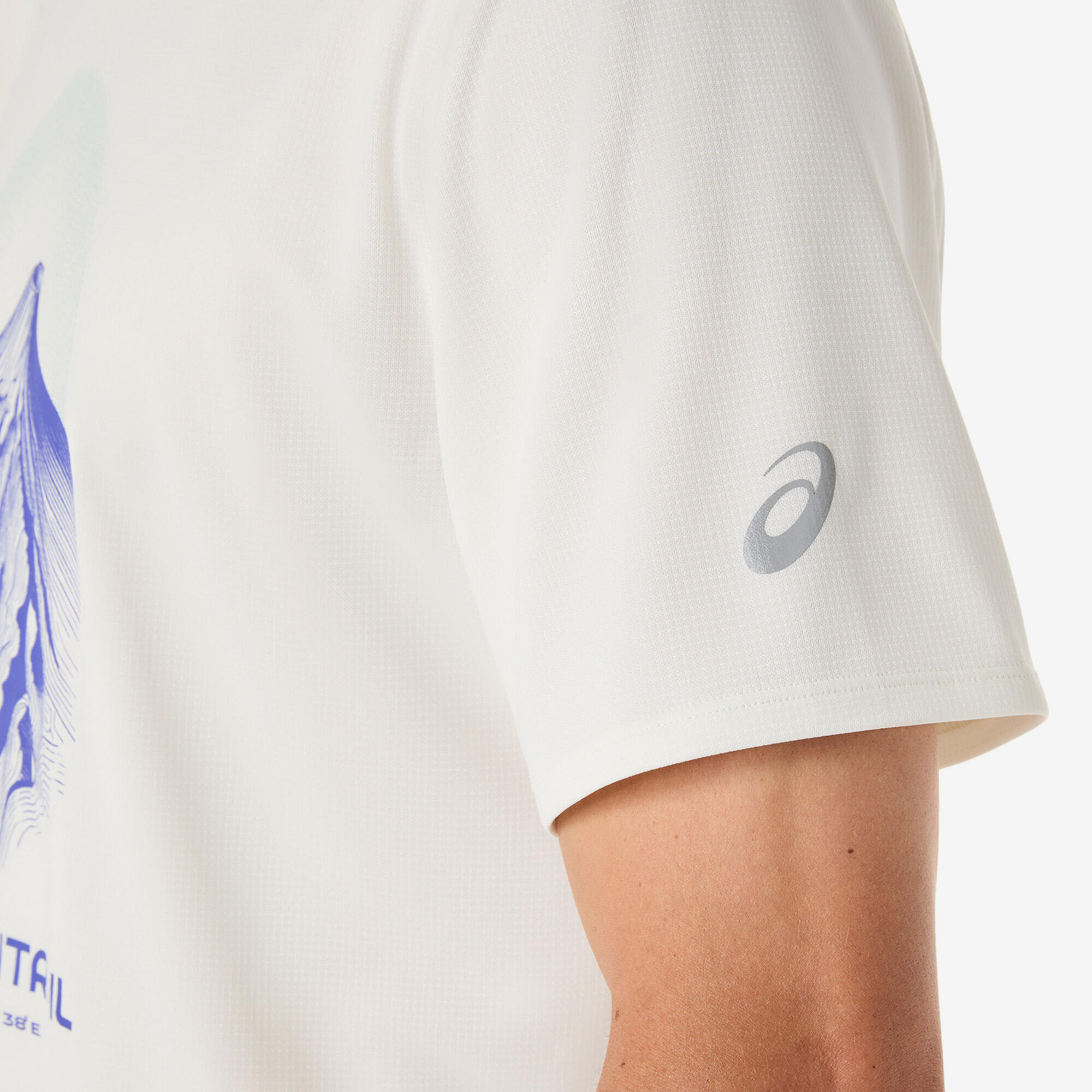 T-shirt de trail running léger et respirant homme, Asics Fujitrail 4/4