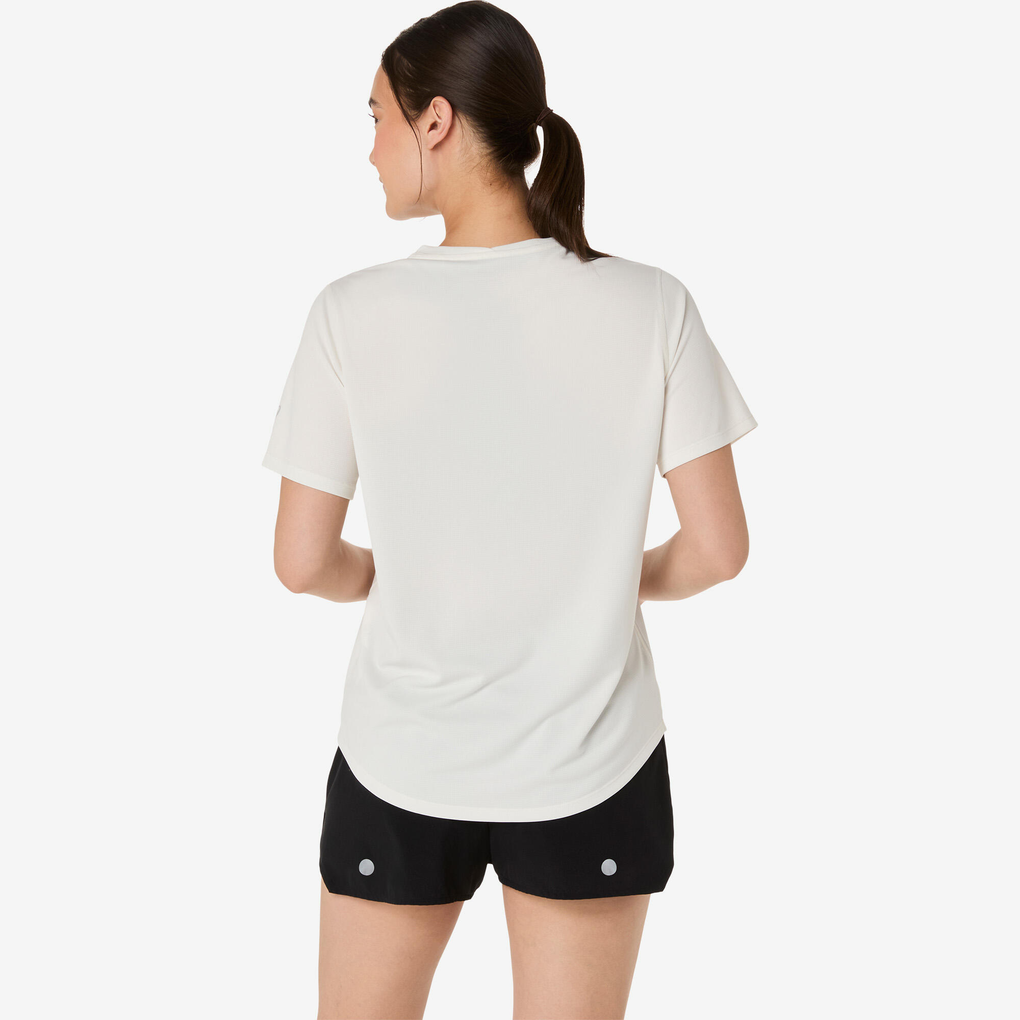 Maglia running donna Asics FUJITRAIL bianco-rosa 2/4