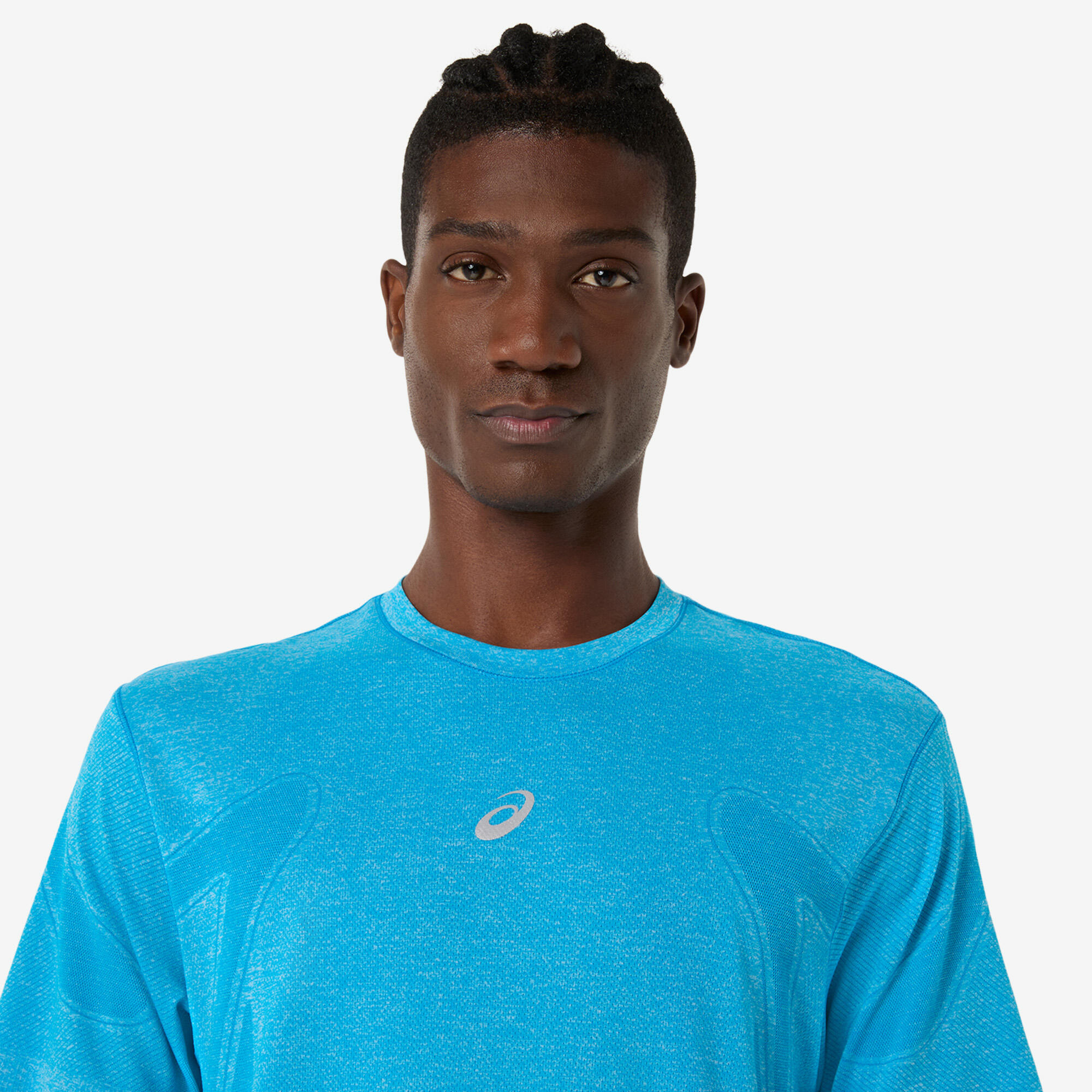 T-shirt seamless homme, Asics bleu 4/5