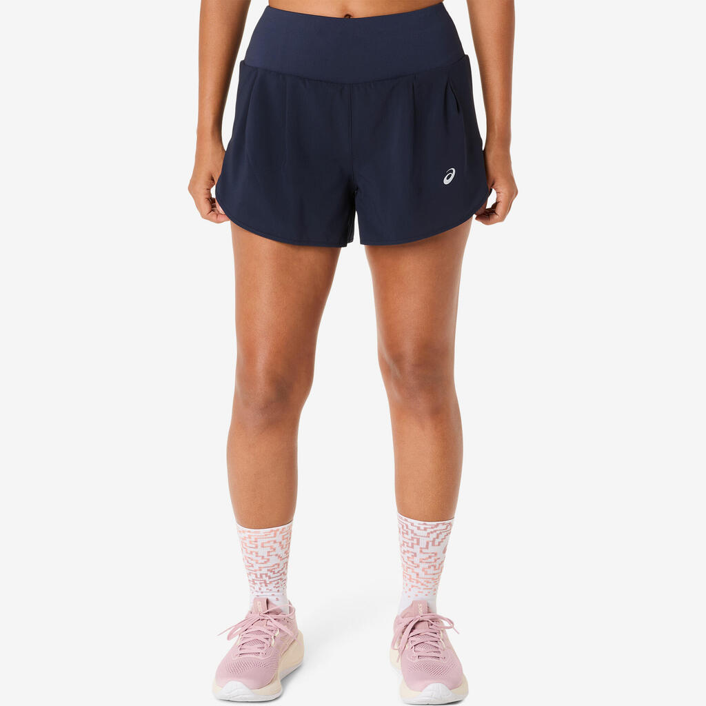 Women's running shorts, Asics blue