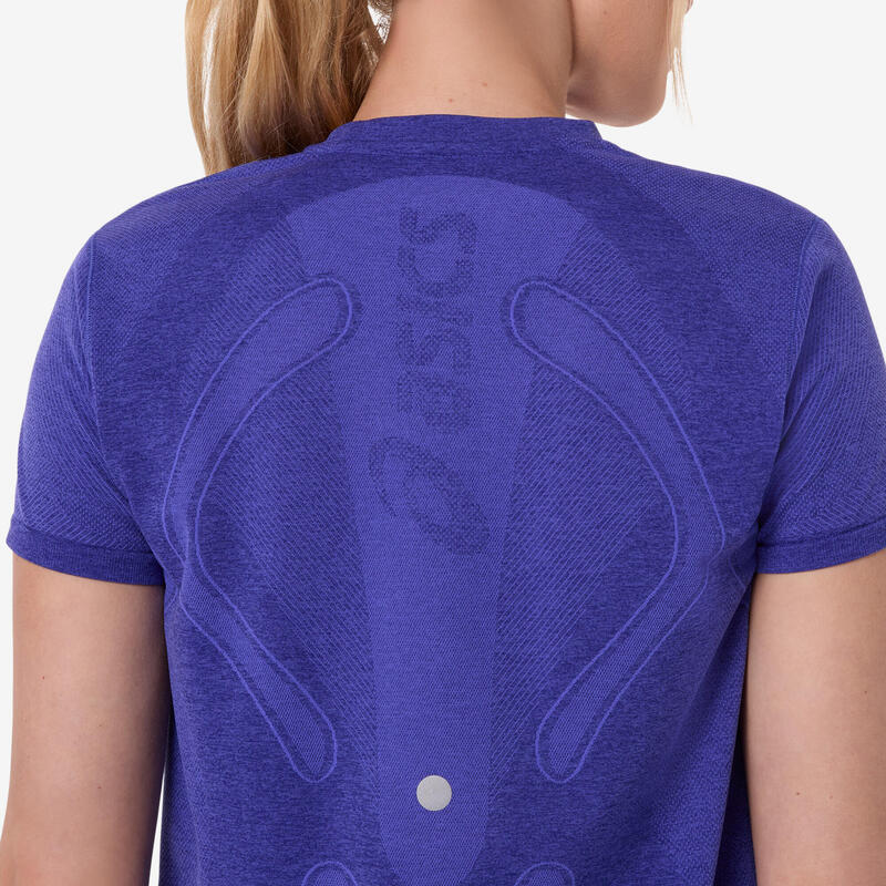 Tricou fără cusături Asics Albastru Damă