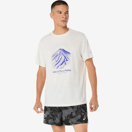 T-shirt de trail running léger et respirant homme, Asics Fujitrail