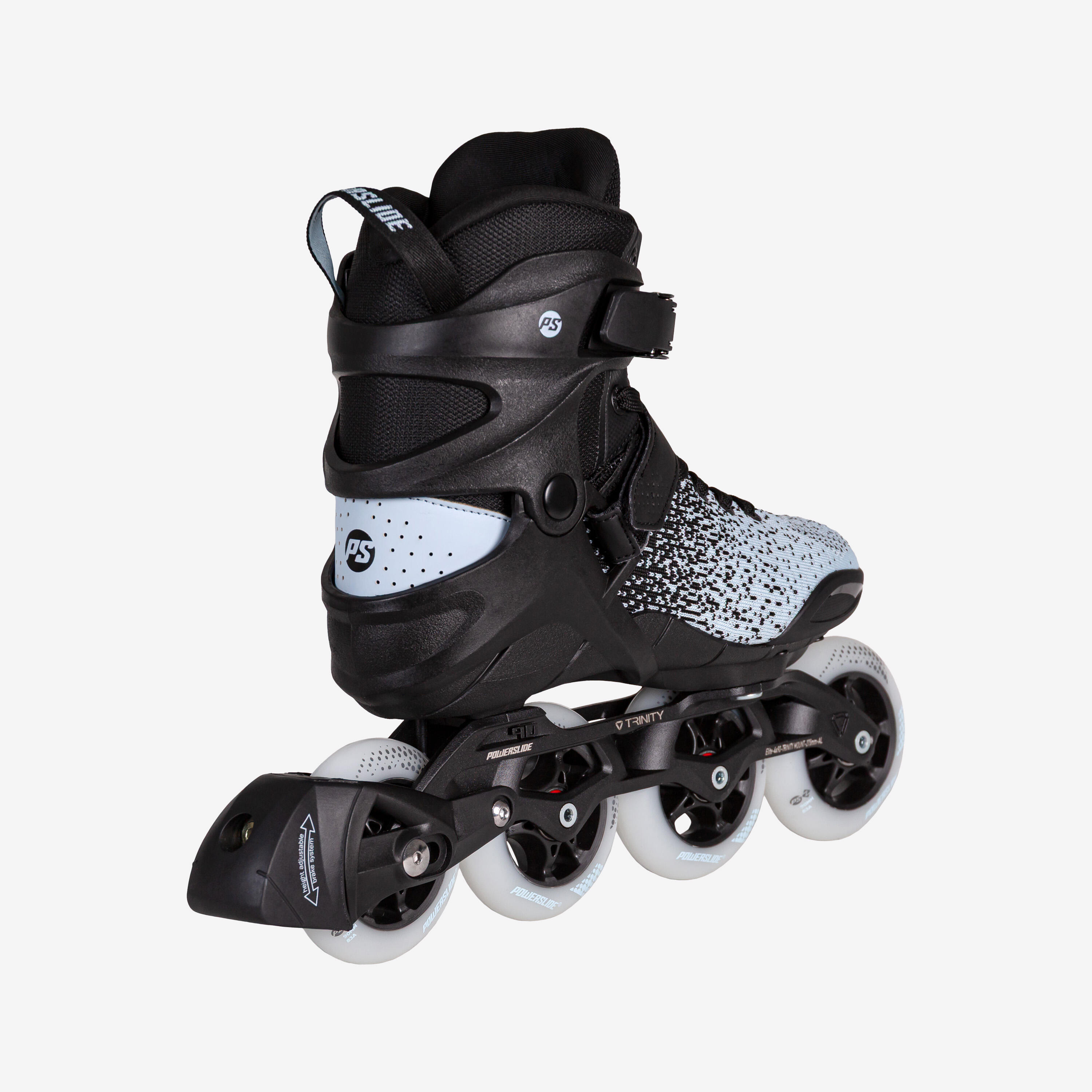 Roller fitness adulte Powerslide Phuzion Xenon 4*90mm noir/blanc 3/5