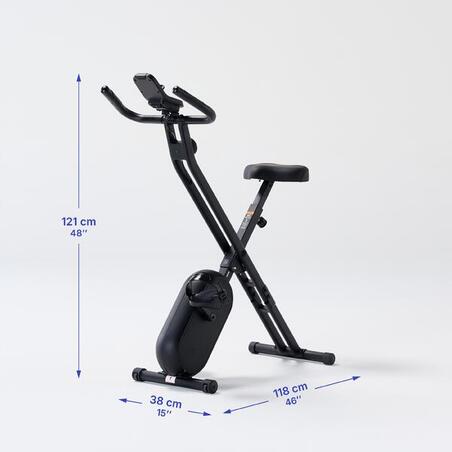 Велотренажер X-Bike 100 чорний