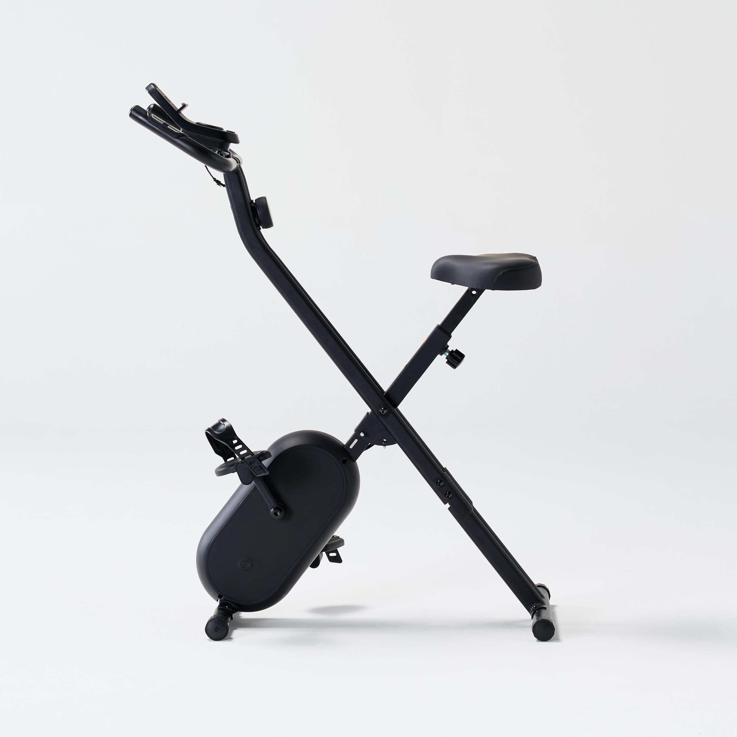 Vélo d'appartement noir, X-Bike 100 V2