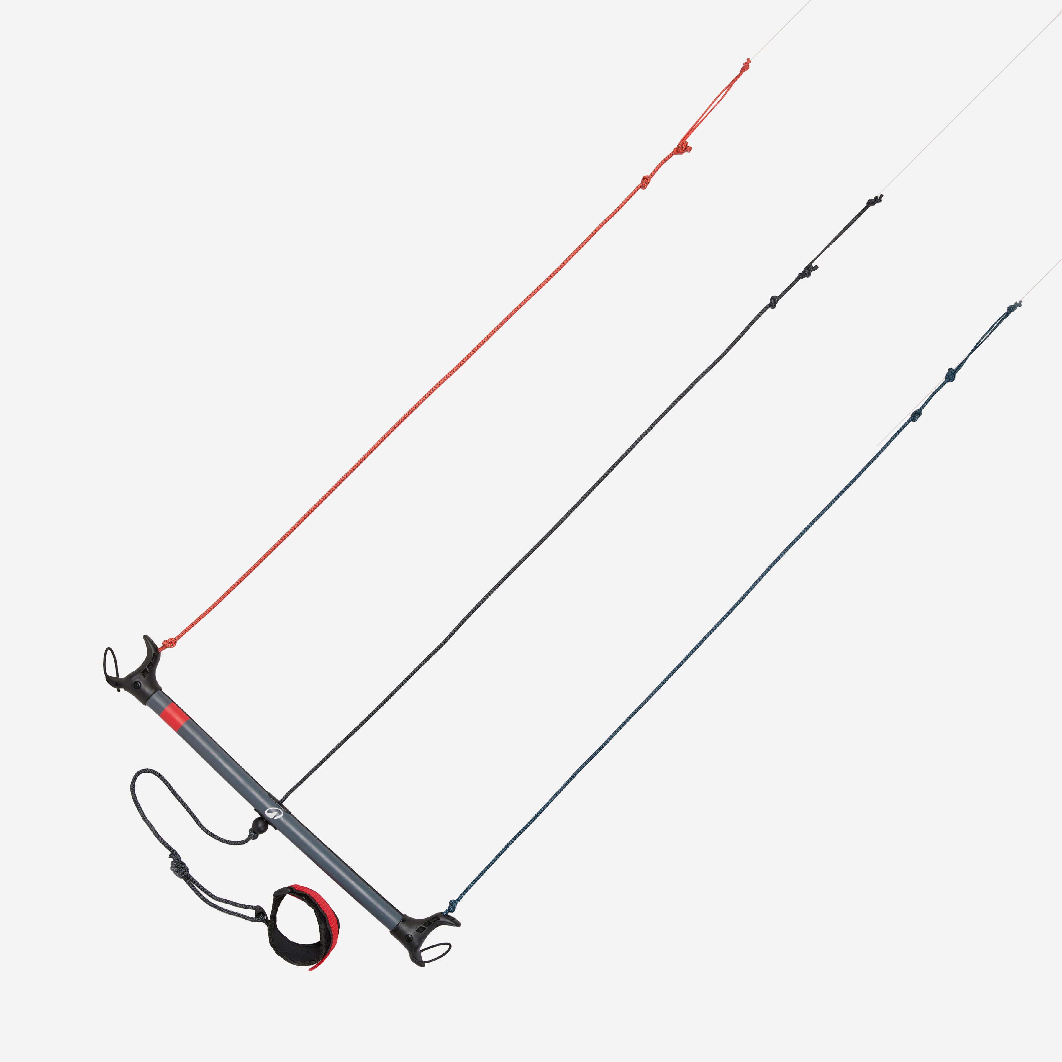 DECATHLON Ťažné krídlo na kiting 100 2,5 m² s hrazdou červené 2,5 m² · záber 5