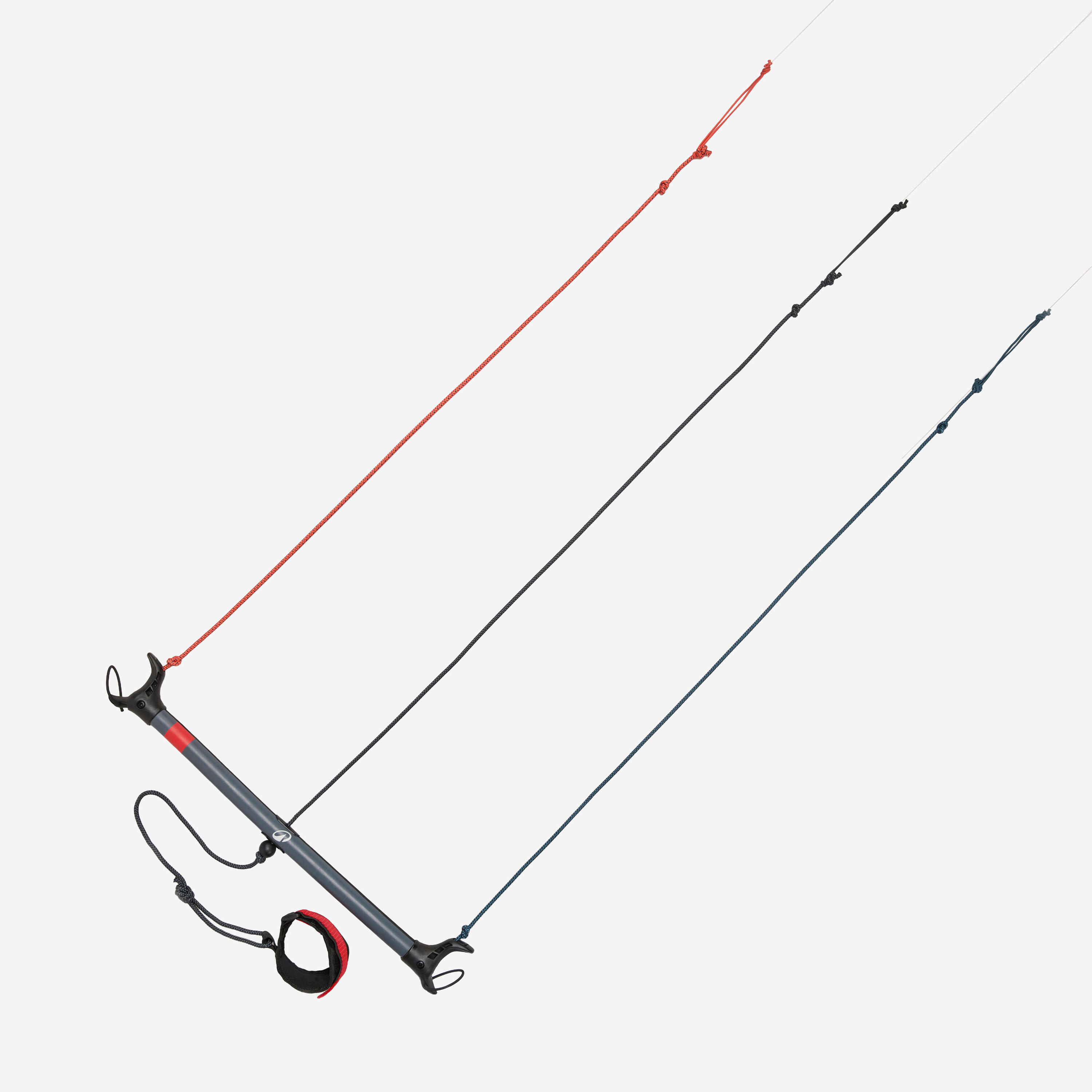 Powerkite 100 2,5 m² met bar rood 4/9