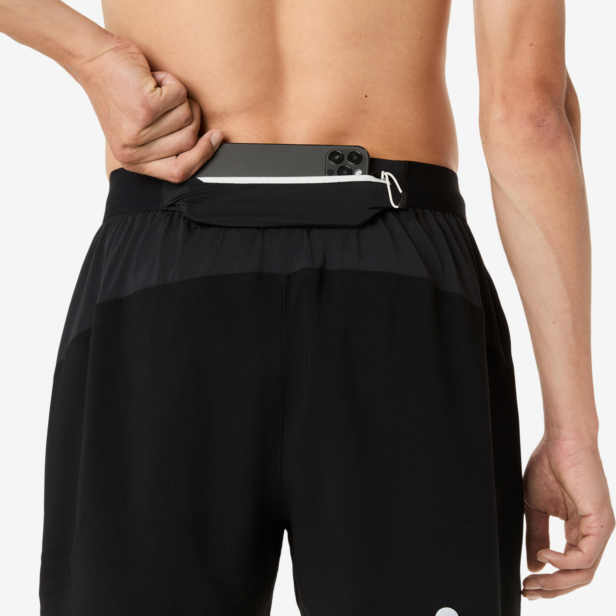 Pantaloni trail uomo Asics FUJITRAIL nero-grigio 6/6