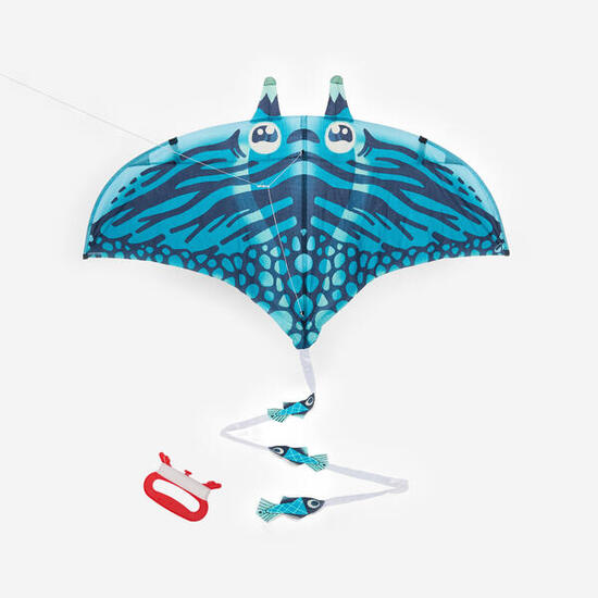 Cerf-volant statique enfant, MFK150 Raie bleu