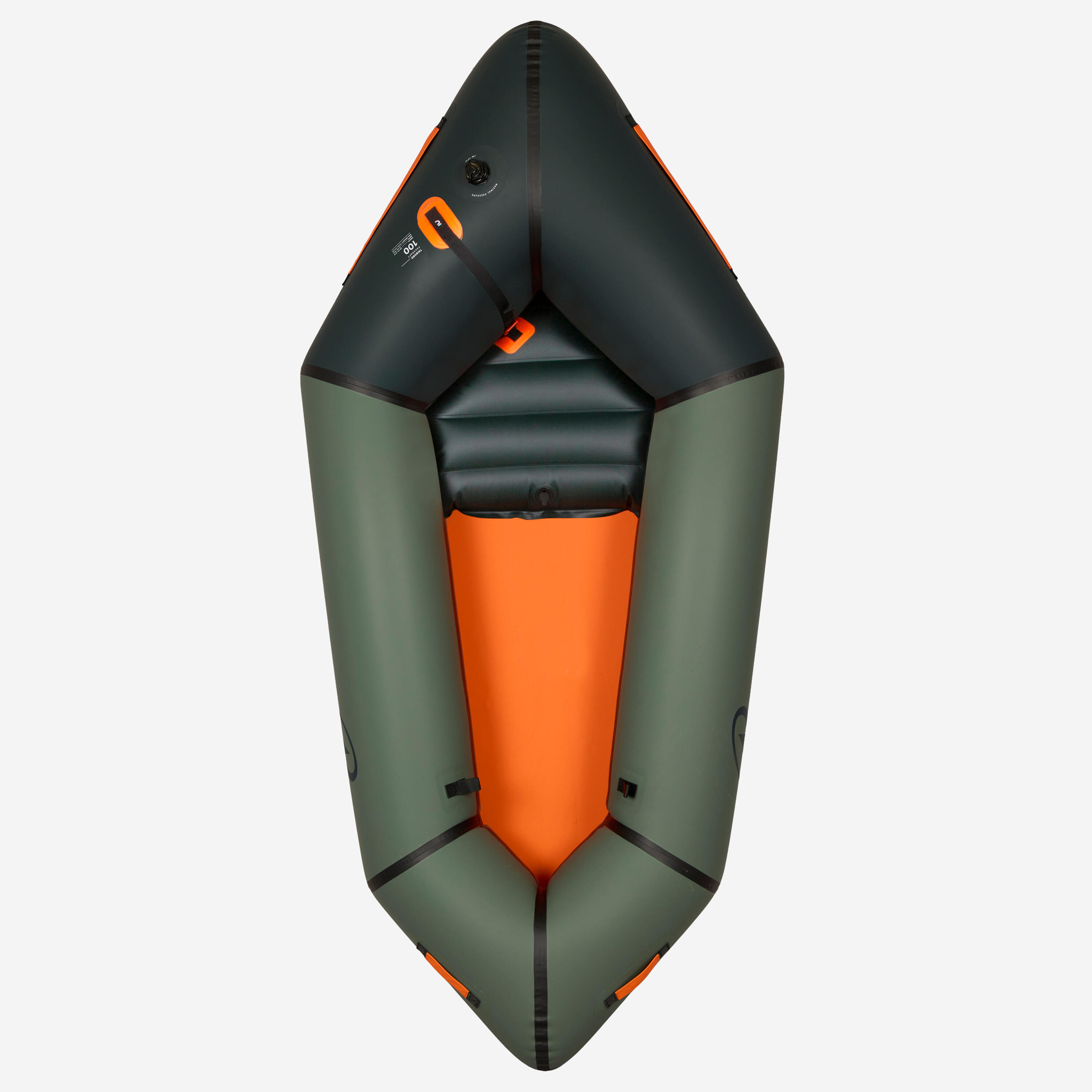 Kayak de rivière gonflable 1 personne - Packcraft 100 2/15