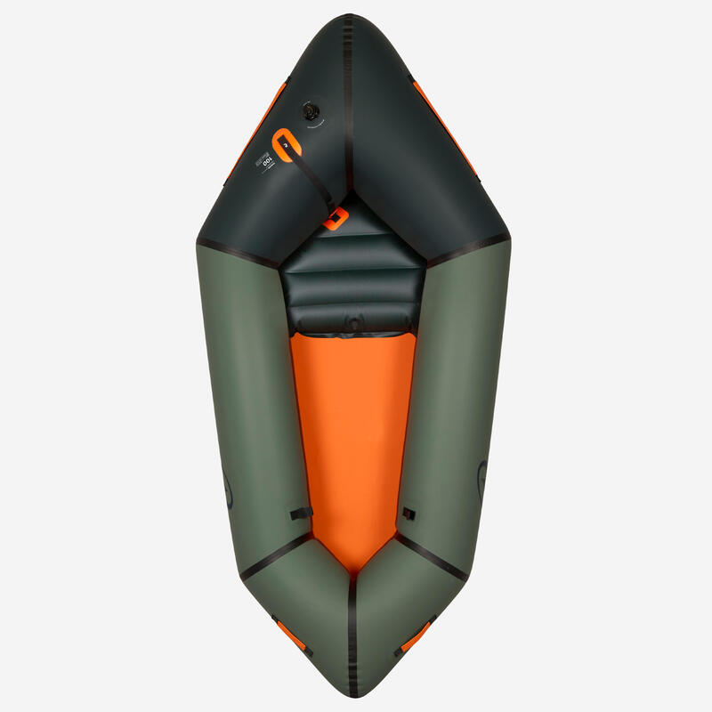 Caiac gonflabil Packraft 100 râu TPU PR100 1 loc