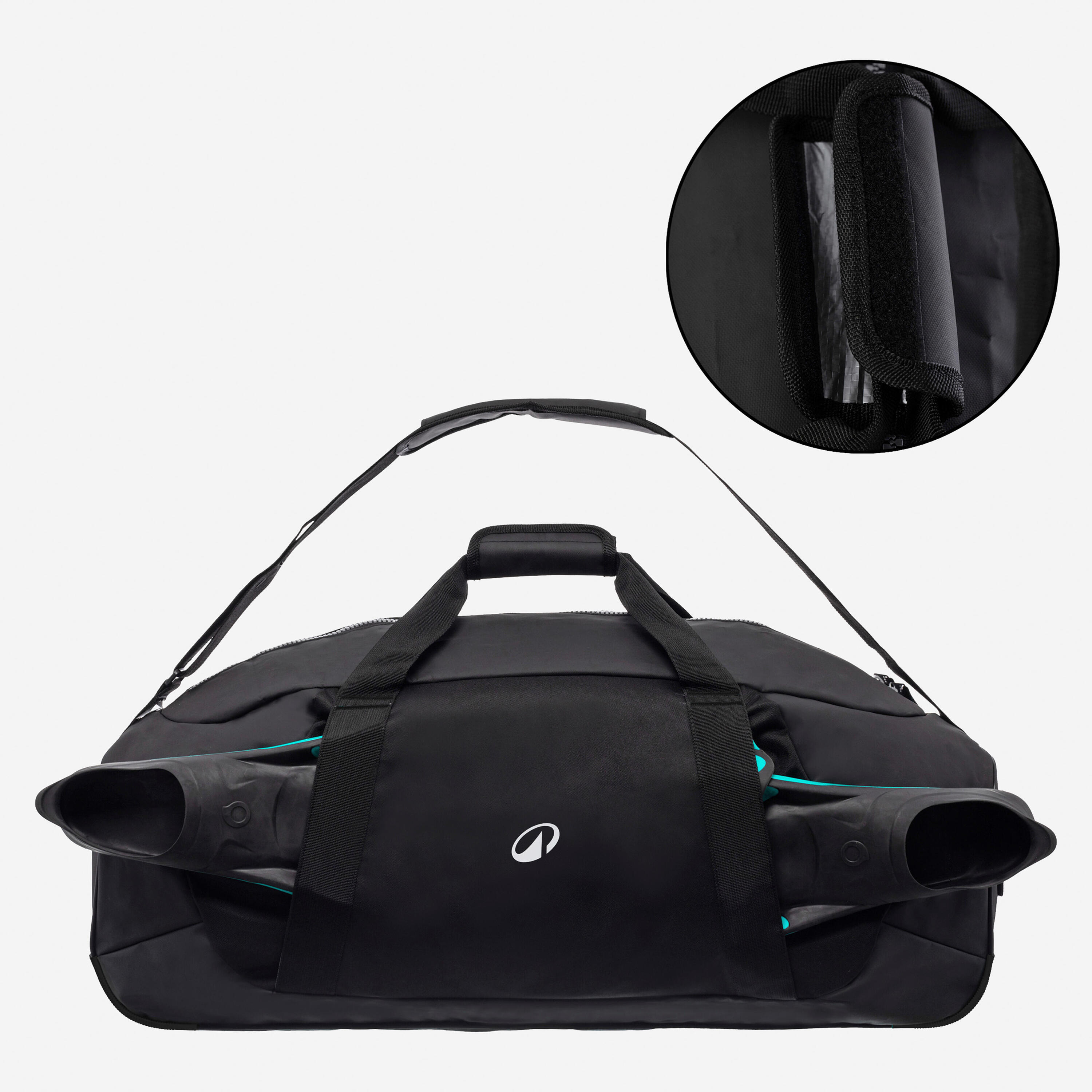 Saco de Ombro de Mergulho 65 L Preto e Branco 2/5
