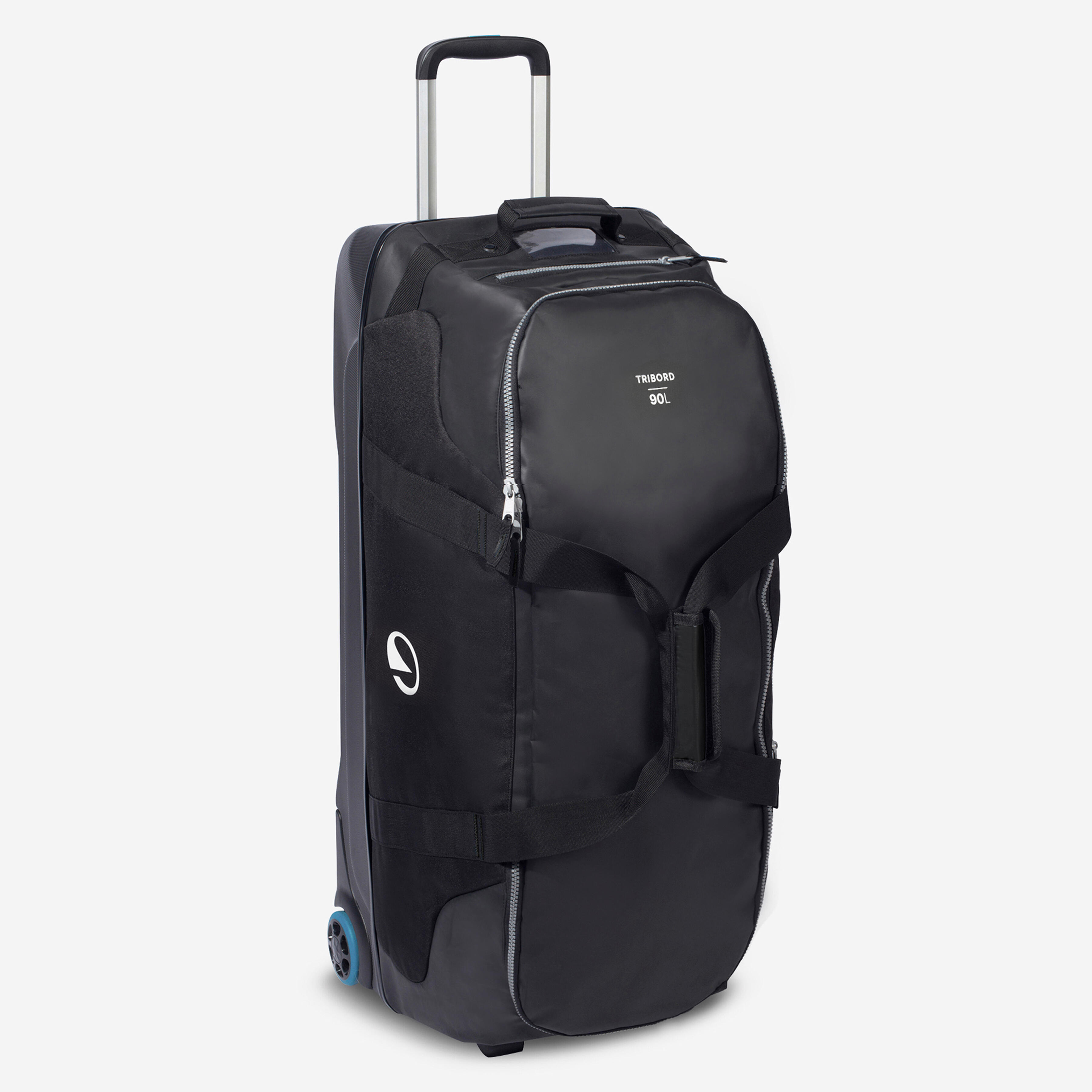 Scuba diving roller bag, Travel Bag SCD 90L black