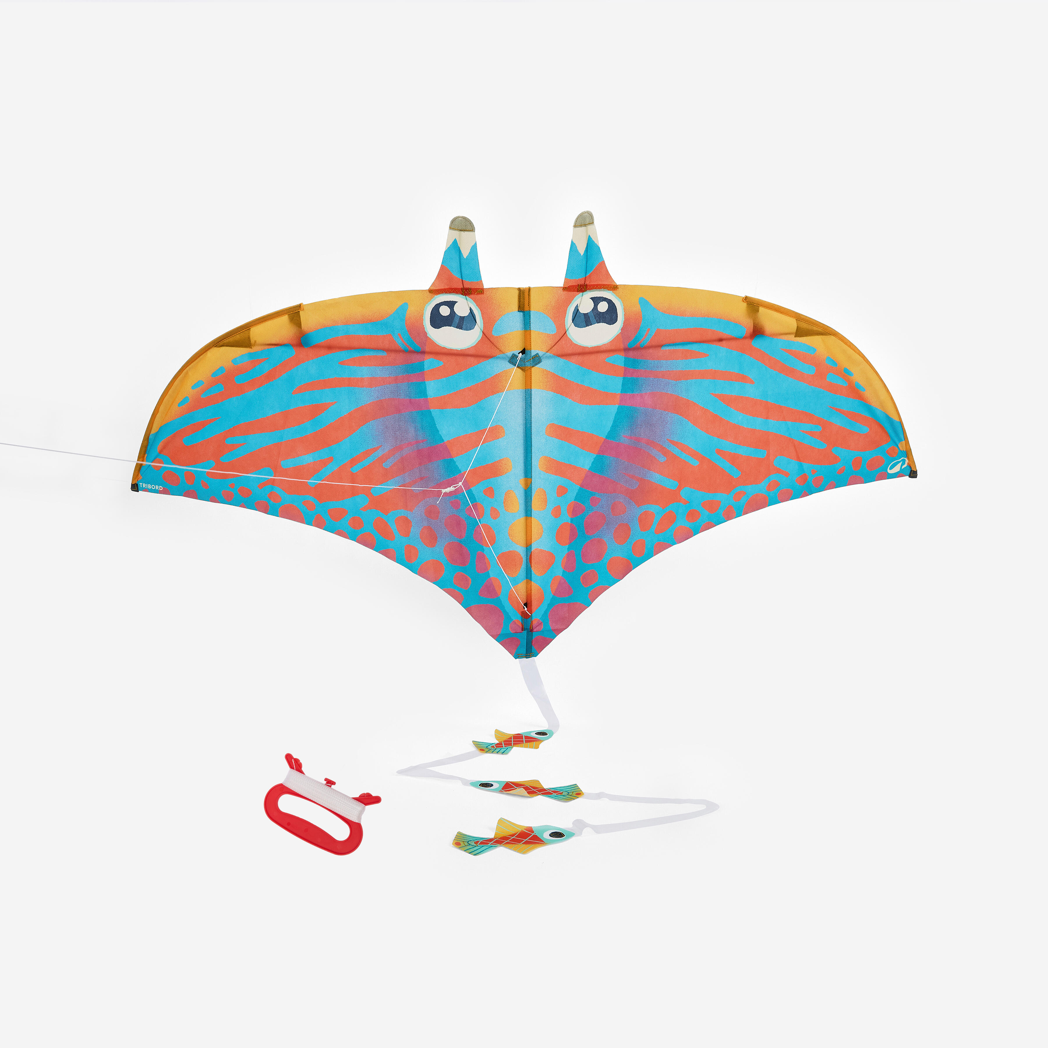 Decathlon Flugdrachen statisch Kinder MFK 150 Rochen orange