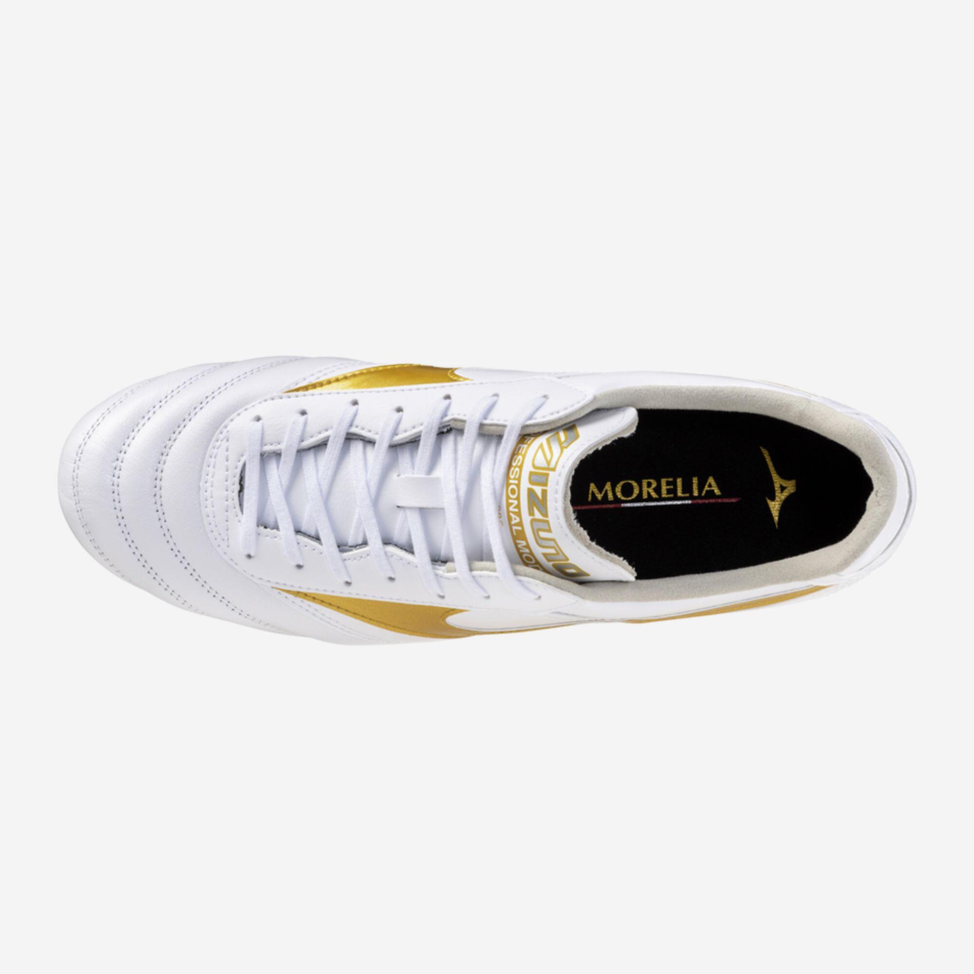 Mizuno Morelia II Pro AG Schuhe für Erwachsene, Weiss 4/5