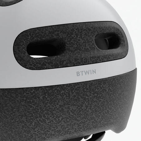 Шолом велосипедний дитячий 44-55 см play 100 сірий