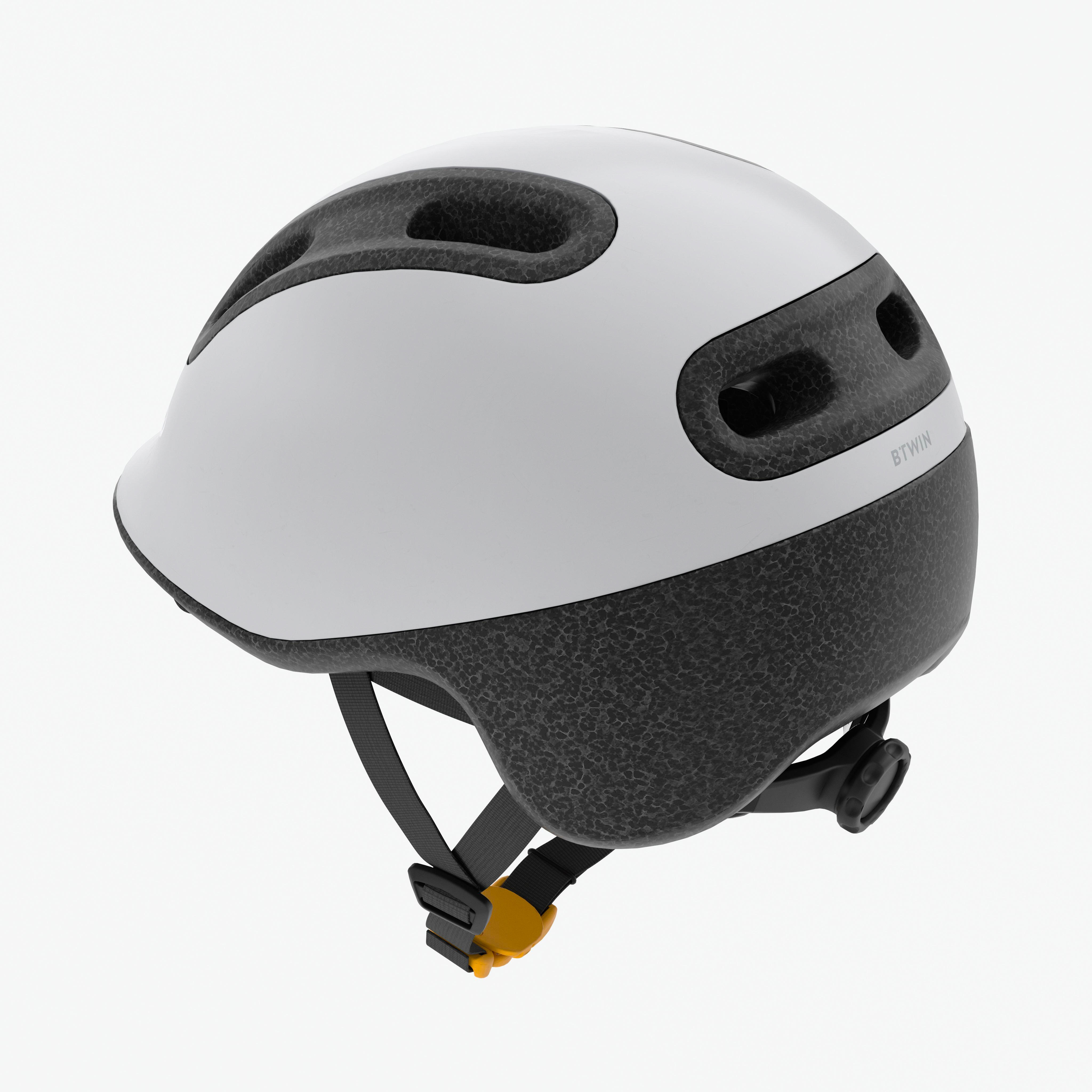 BTWIN Detská cyklistická prilba Play 100 44-55 cm sivá 2XS (44-49 cm) · záber 7