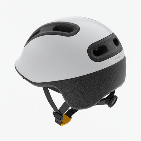 Шолом велосипедний дитячий 44-55 см play 100 сірий