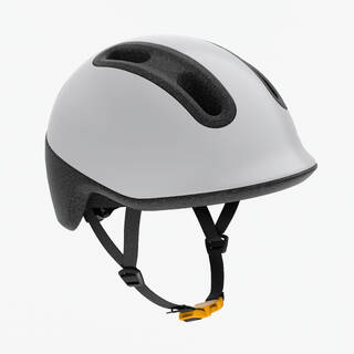 Baby and child bike helmet 44-55 cm, play 100 grey