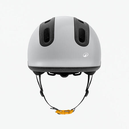 Шолом велосипедний дитячий 44-55 см play 100 сірий