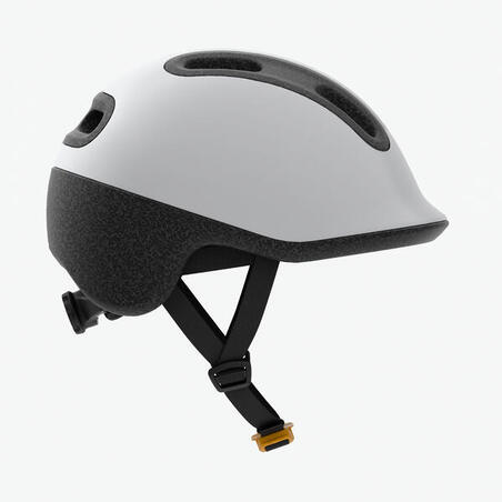 Шолом велосипедний дитячий 44-55 см play 100 сірий