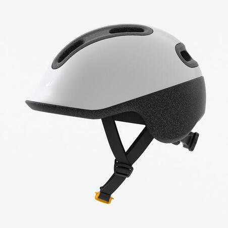 Шолом велосипедний дитячий 44-55 см play 100 сірий