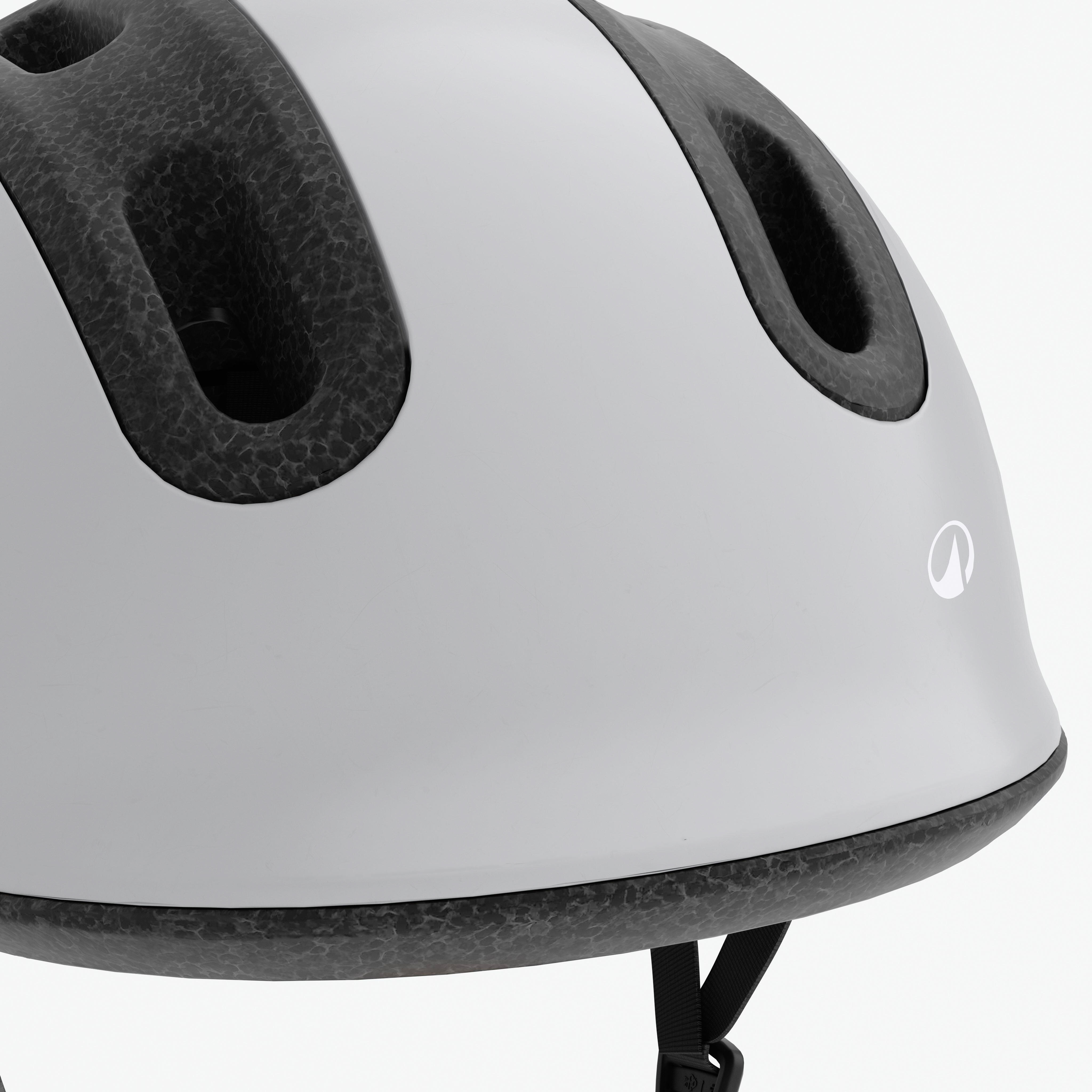 BTWIN Detská cyklistická prilba Play 100 44-55 cm sivá 2XS (44-49 cm) · záber 10