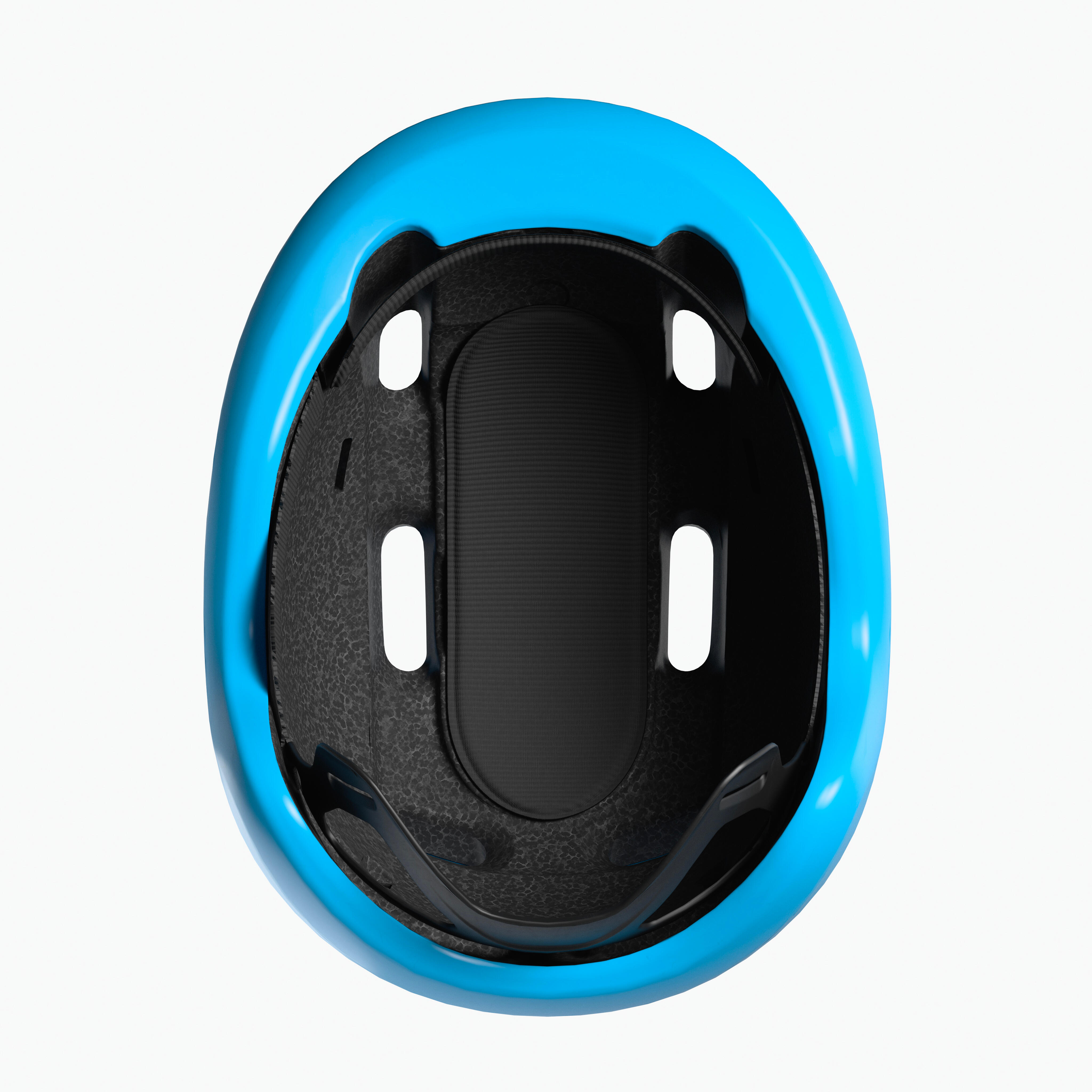 BTWIN Detská cyklistická prilba Play 500 47-55 cm modrá S (52-55 cm) · záber 9