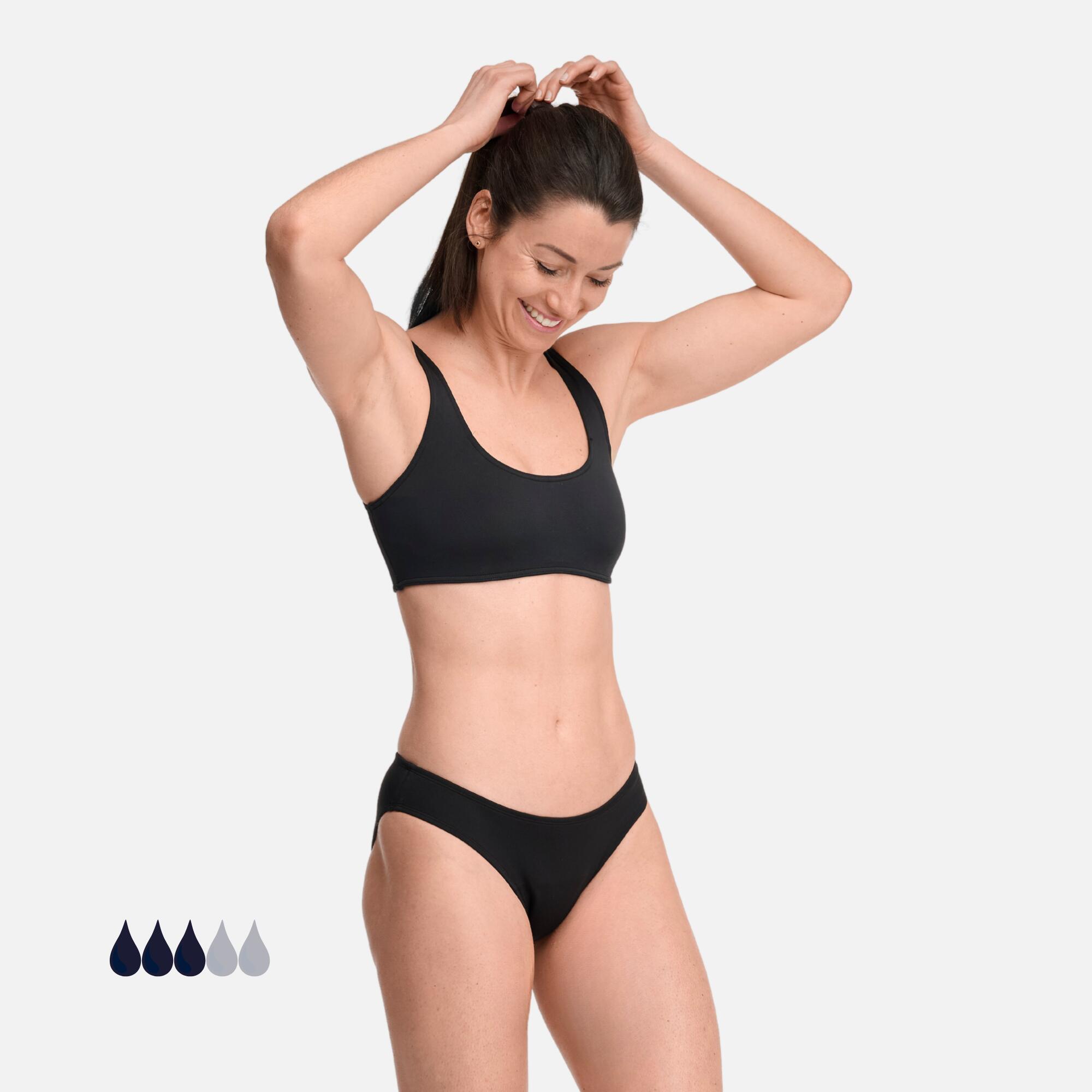 Bas de maillot menstruel Femme Anti-fuite - Flux Moyen - SORIO Swim Essential