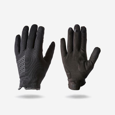 Guanti mtb 100 traspiranti neri