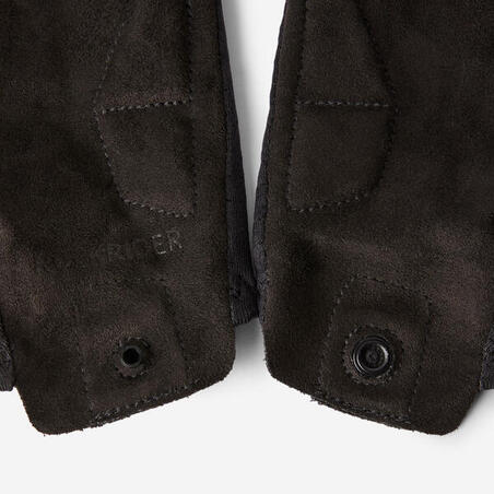 Рукавички 100 для велоспорту чорні