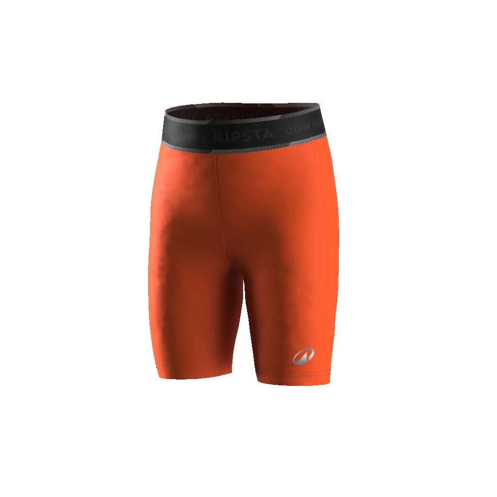 Junior football base layer shorts Keepdry Light Club orange