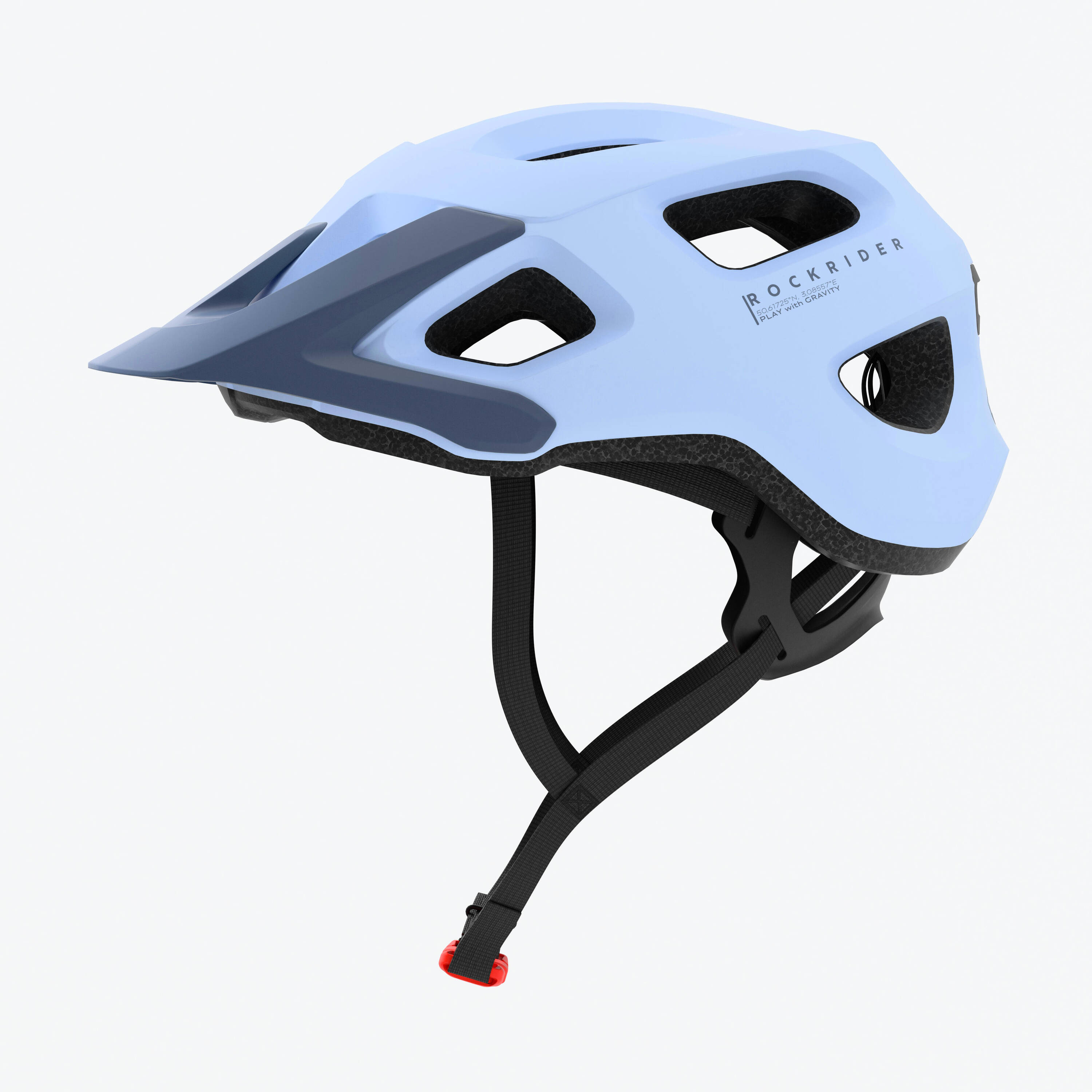 Kids' mtb helmet 52-59 cm, expl 500 blue -  4