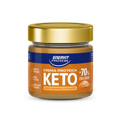 Enervit Protein Crema Proteica Keto gusto Caramello Salato 180 g