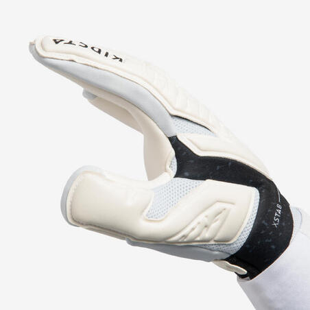 Рукавиці воротарські F900 для дорослих білі/червоні