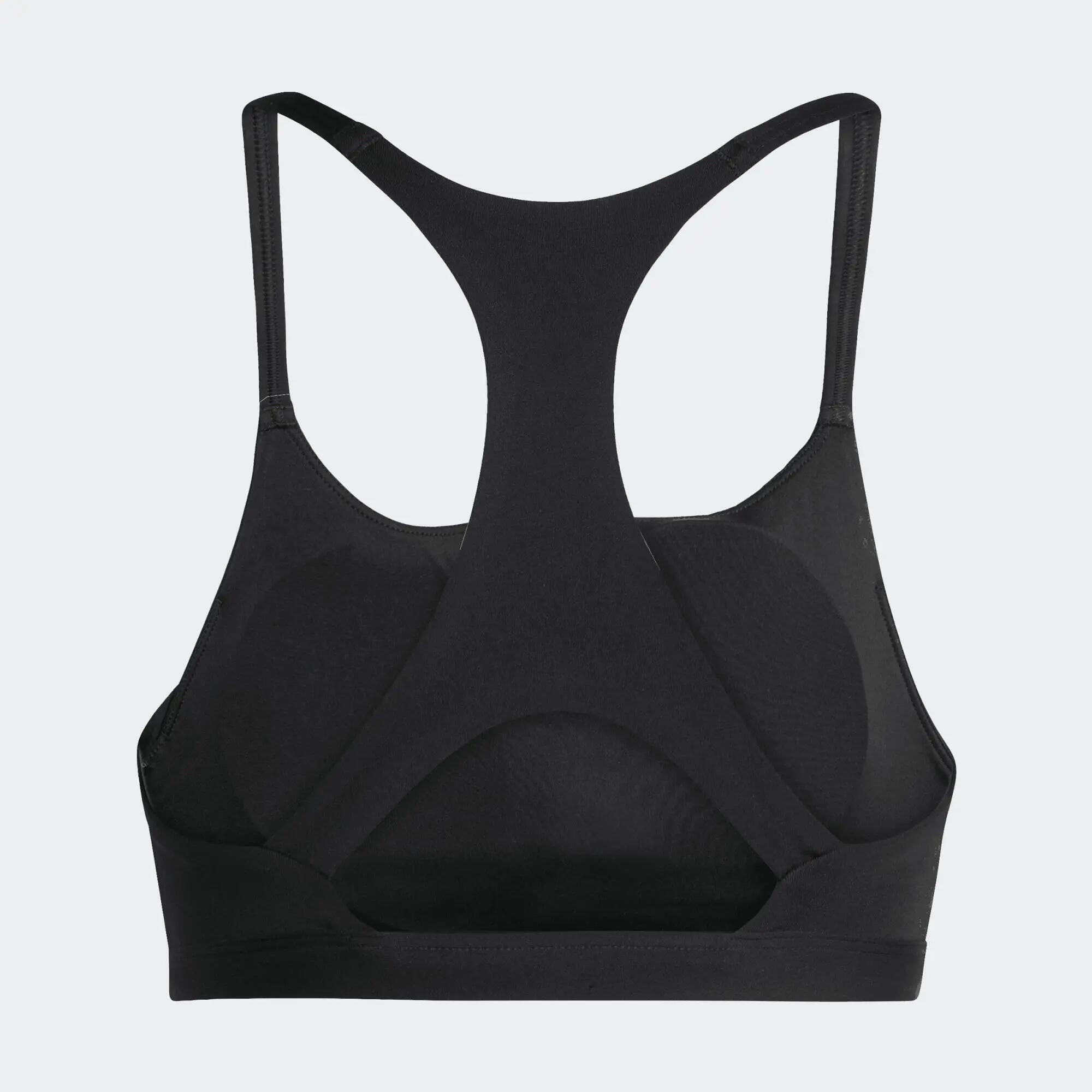 Top deportivo ADIDAS Optime Essentials Soporte Ligero Negro  3/7