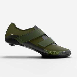 Zapatillas Ciclismo Carretera / Gravel EDR Discover Caqui Compatibles SPD