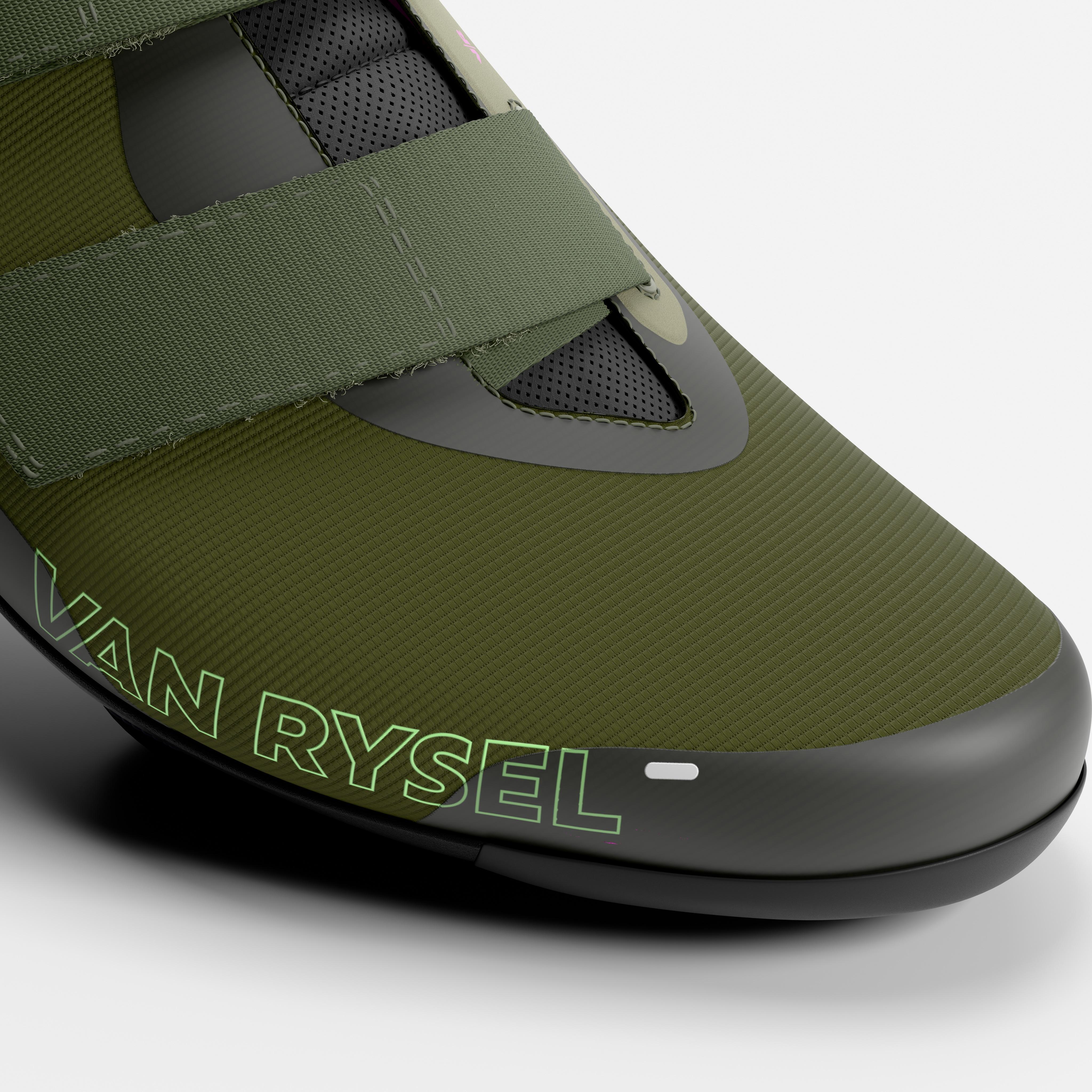 VAN RYSEL Tretry EDR Discover na cestnú cyklistiku/gravel komp. SPD kaki 39 · záber 6