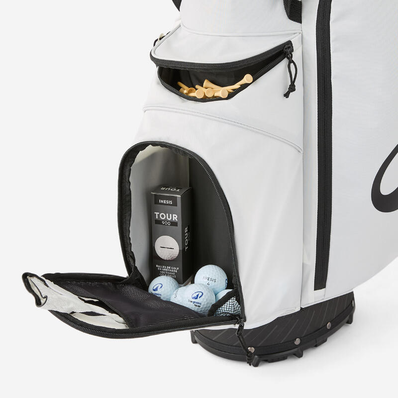 Golf standbag, kitámasztható, light 