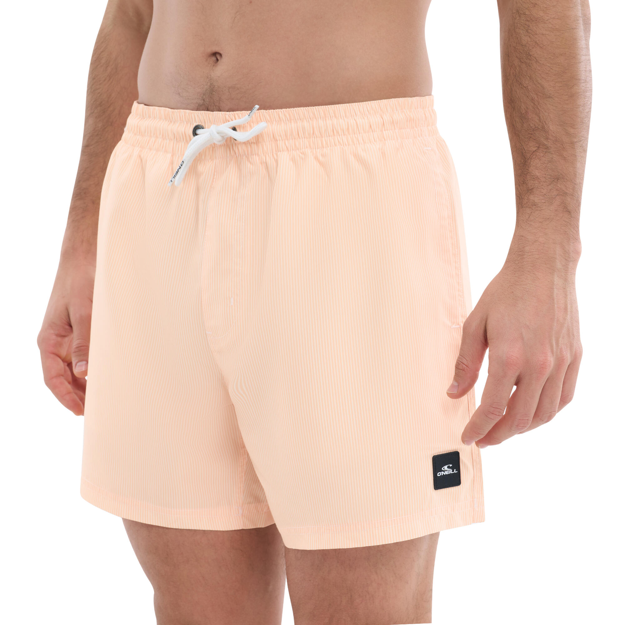 Short de bain rayures - Classic orange 1/9
