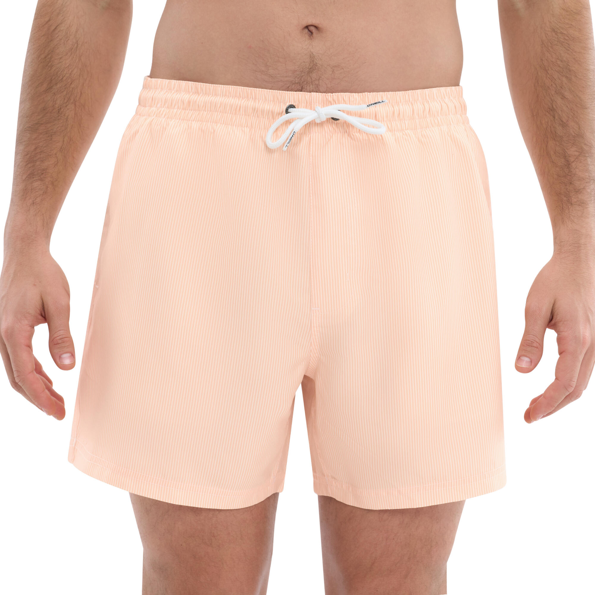 Short de bain rayures - Classic orange 6/9