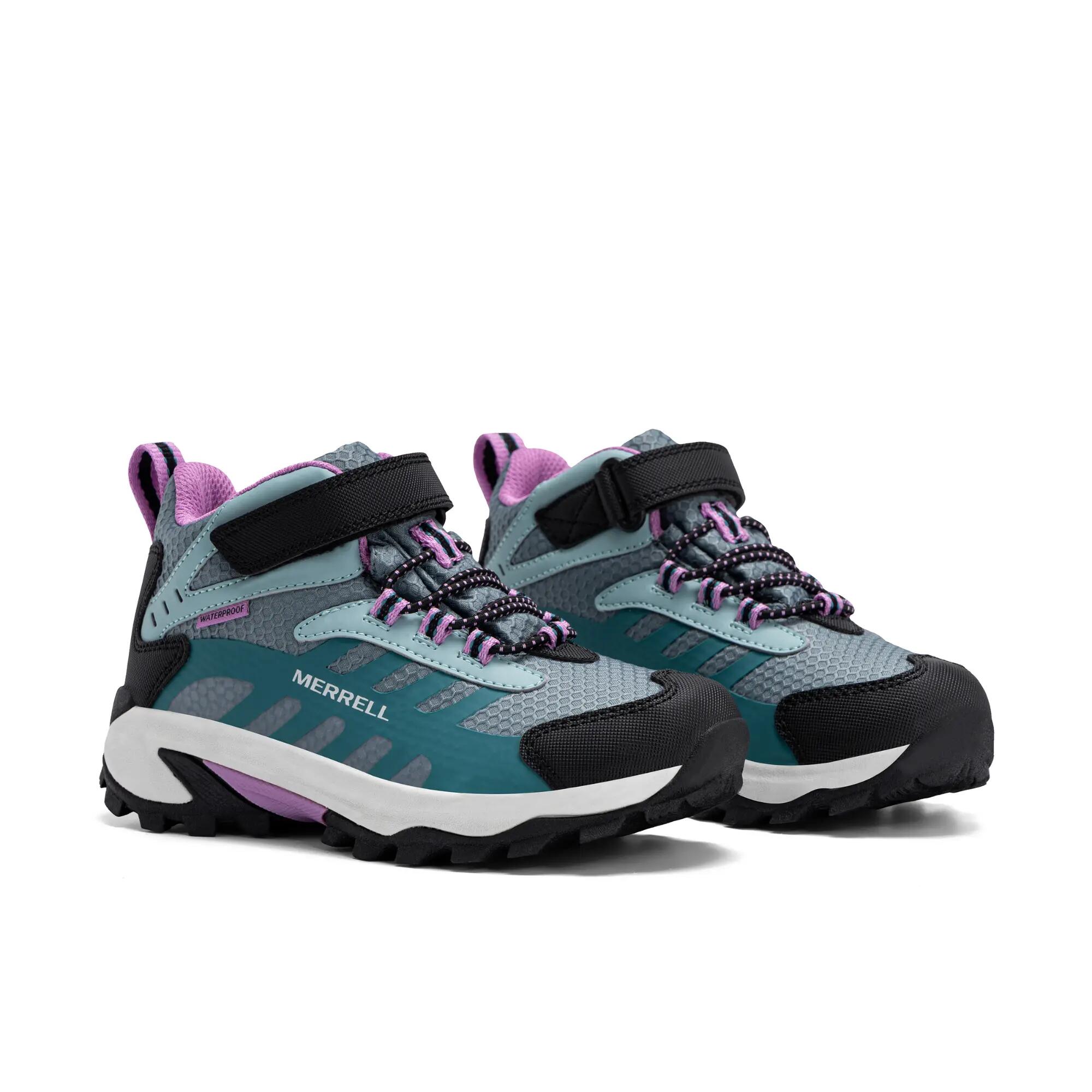 Chaussures imperméables de randonnée MERRELL MOAB SPEED 2 SAGE/BLACK 7/7