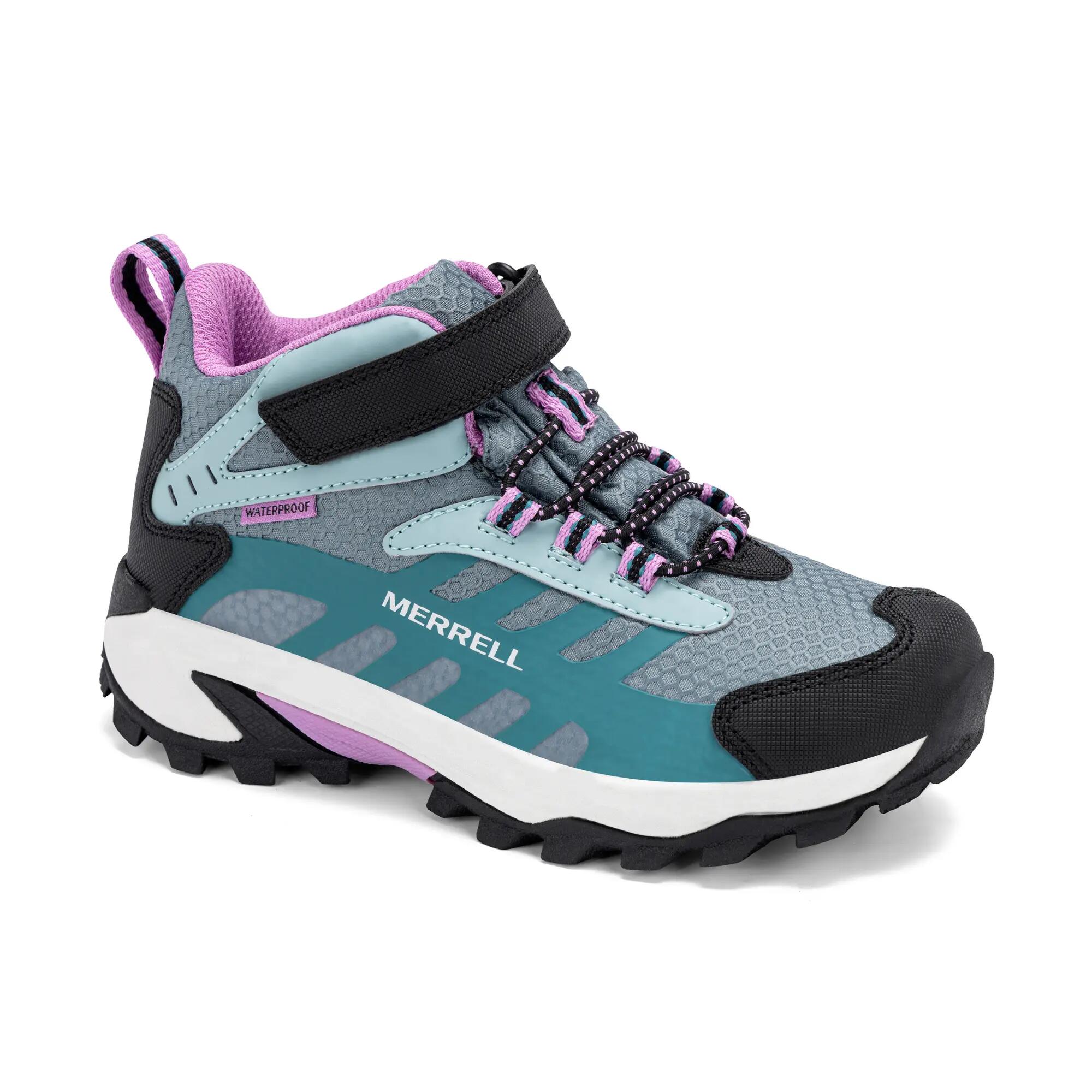 Chaussures imperméables de randonnée MERRELL MOAB SPEED 2 SAGE/BLACK 2/7
