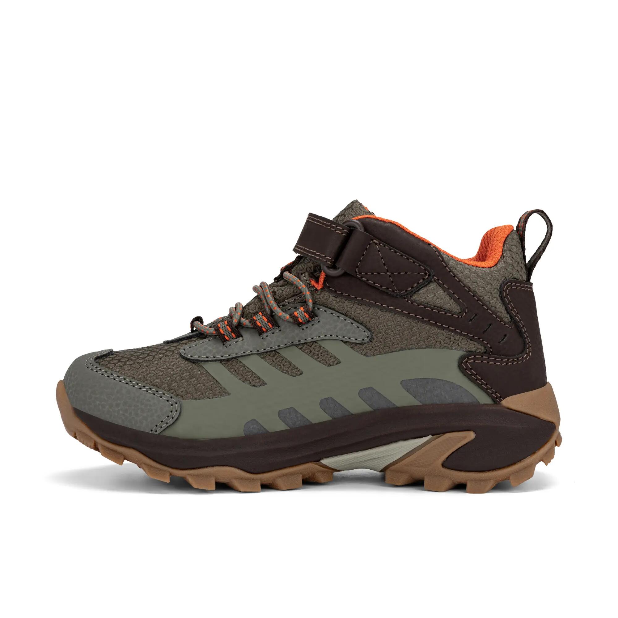MERRELL MOAB SPEED 2 OLIVE waterproof hiking shoes 3/7