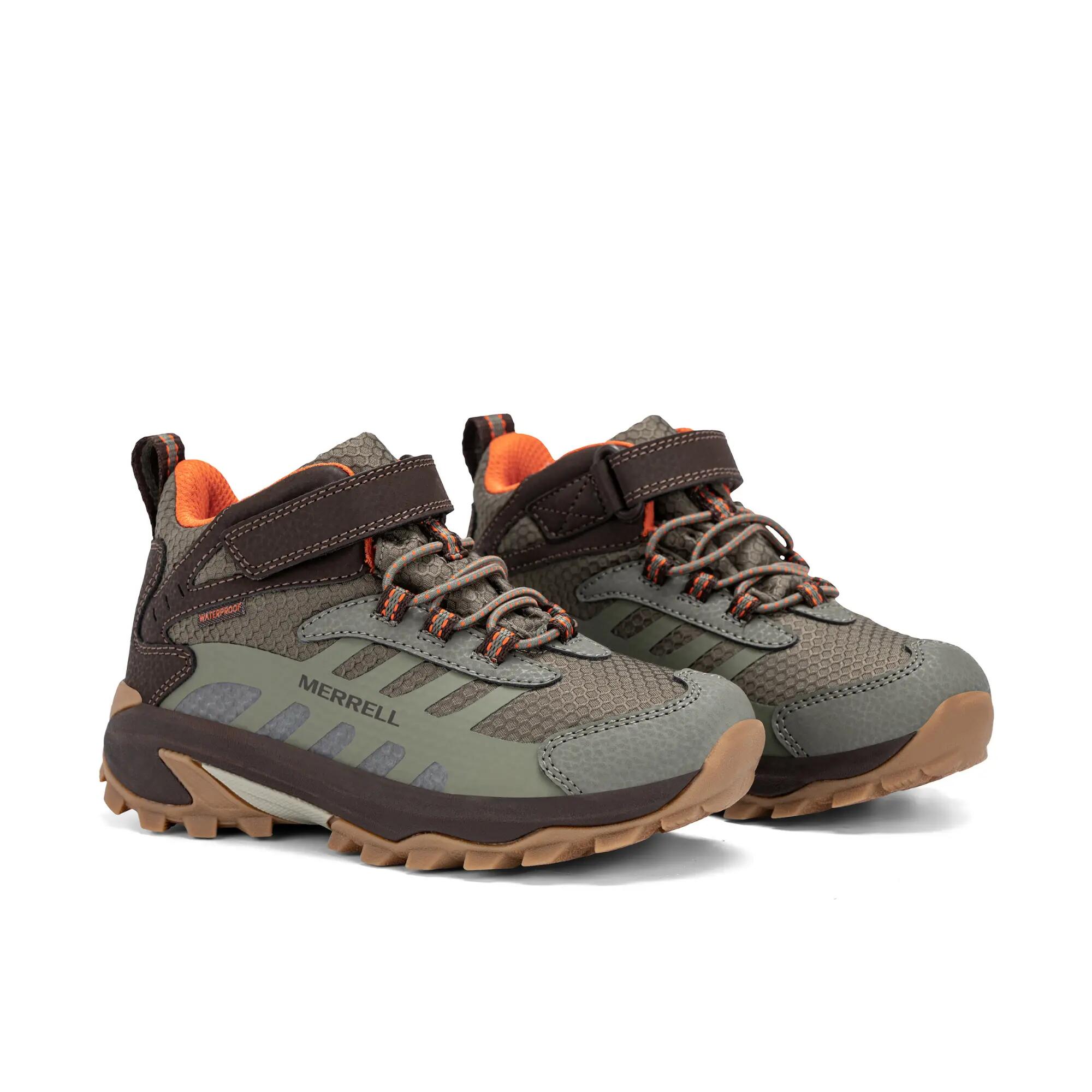 MERRELL MOAB SPEED 2 OLIVE waterproof hiking shoes 2/7