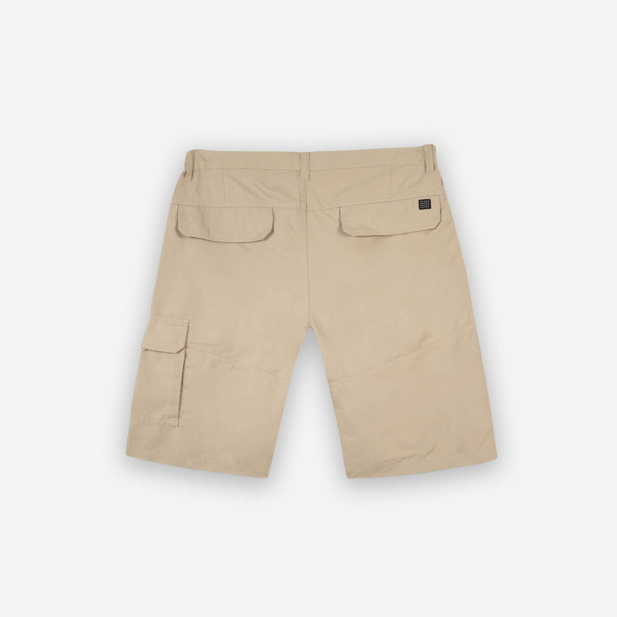 Bermuda avec ceinture semi-élastiquée beige 2/2