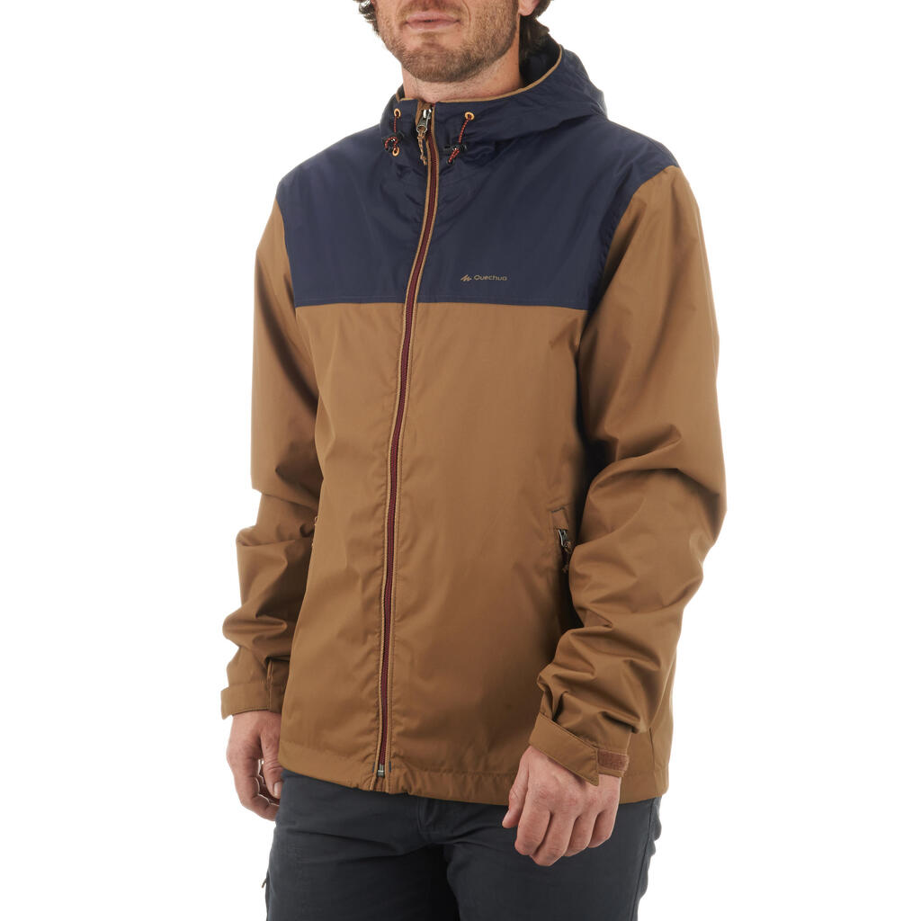 Men’s Nature Hiking Waterproof Jacket NH100